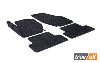 Non-skid Inset Mat VOLVO V40 HATCH (12-) CROSS/C (13-)4PC