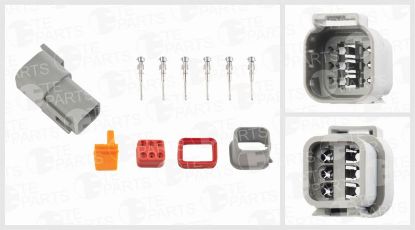 Cable Connector Kit 6 PIN komplekt DEUTSCH: DTM04-6P