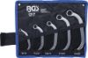 Starter/BIock Spanner Set 5-piece Obstruction Ring Spanner Set, 8x10-21x22 m