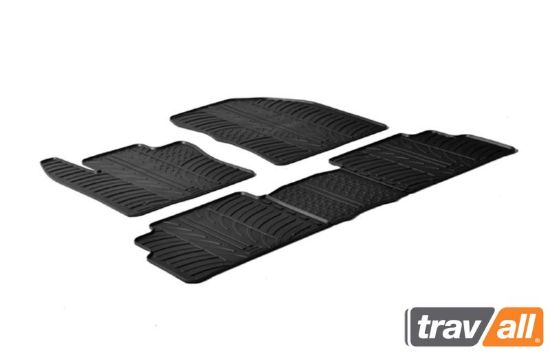 Non-skid Inset Mat TOYOTA VERSO (2009-)(5PCS+FIXING)