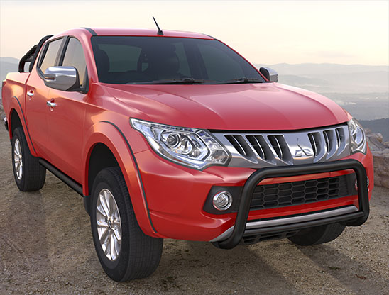Frontal Protection Bar Mitsubishi L200 15- 60mm+42mm