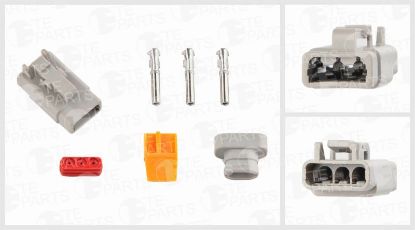 Cable Connector Kit 3 PIN komplekt DEUTSCH: DTM06-3S