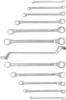 Double Ring Spanner Set Deep Offset Double Ended Ring Spanner Set, 6x7-30x