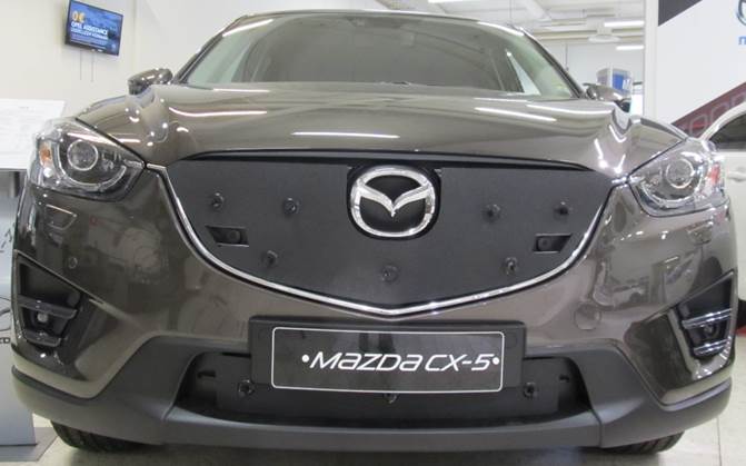 Trim/Protective Strip, radiator grille Mazda CX-5 2015-2017 parkimiskaameraga
