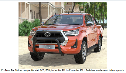 Frontal Protection Bar Toyota Hilux 21- 70mm MUST