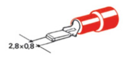 Terminal, electric universal parts 