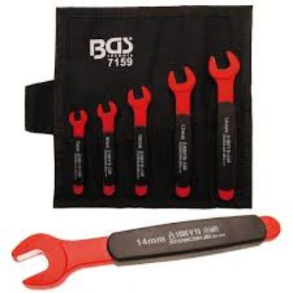 Open-Ended Spanner Set 5-piece VDE Open End Spanner Set, 7-14 mm
