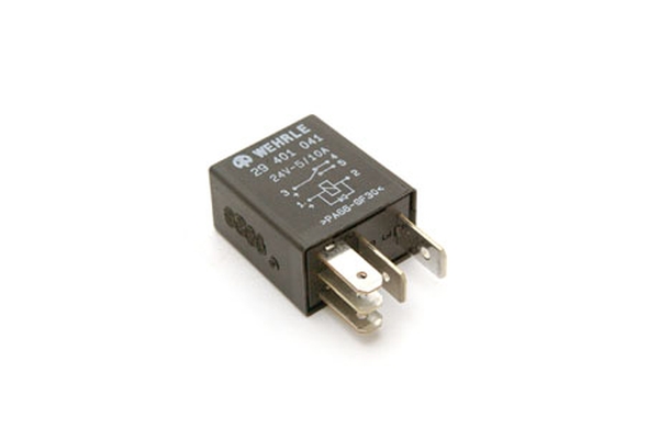 Relay, main current mikrorelee 24V 5/10A, vahetuv