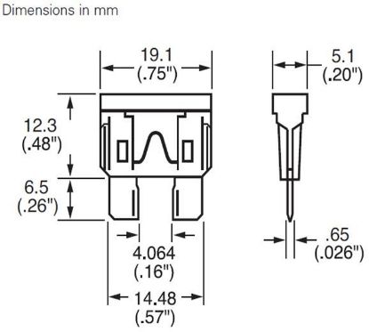 Fuse 7,5A ATOF 32V 100tk