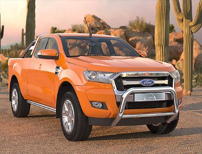Frontal Protection Bar Ford Ranger 12- (ka 19-) 76mm+51mm