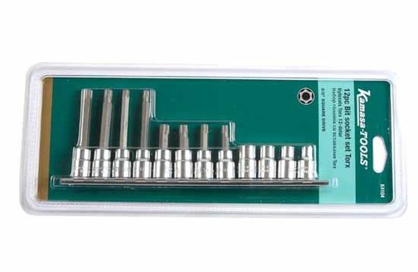 Socket Wrench Insert, oil drain plug kompl, TORX 12-osa