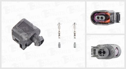 Cable Connector Kit 2 PIN komplekt VAG 8T0973702, 6E0973702