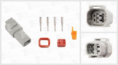 Cable Connector Kit 4 PIN komplekt DEUTSCH: DTM04-4P