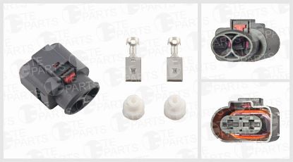 Cable Connector Kit 2 PIN komplekt VAG 1K0971955