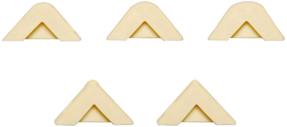 Smoothing Trowel Replacement Heads, white, 5-pc. for BGS 85200