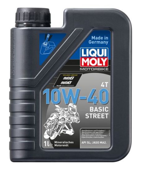 Engine Oil Moto Basic Street 10W-40 1L