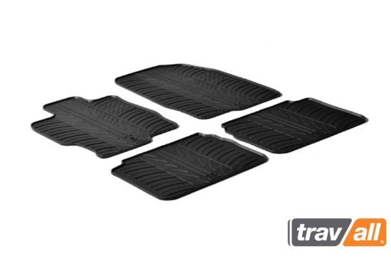 Non-skid Inset Mat MAZDA 3 5 DR HATCH (08-13)(4PCS+FIX)