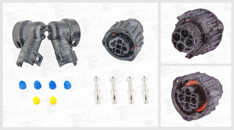Cable Connector Kit 4 PIN komplekt MB/HYUNDAI/KIA/IVECO/DAF KITAS4