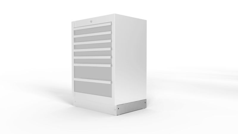 Tool Cabinet Statsionaarse mooduli alumine küljepaneel
