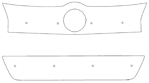 Trim/Protective Strip, radiator grille VW Golf 6 08-12