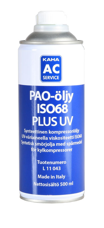 Oil, compressor PAO68 PLUS UV 500ml
