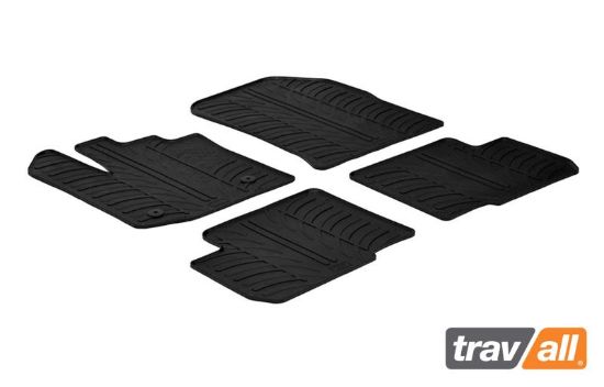Non-skid Inset Mat DACIA LODGY (2012-) 4PC+FX
