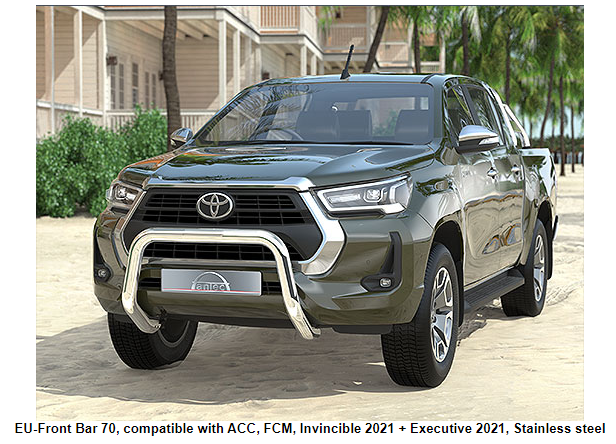Frontal Protection Bar Toyota Hilux 21- 70mm