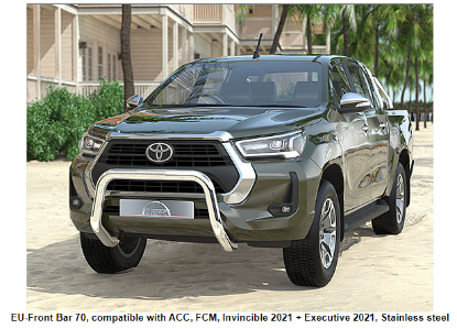 Frontal Protection Bar Toyota Hilux 21- 70mm