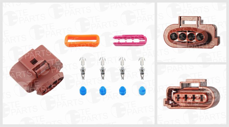 Cable Connector Kit 4 PIN komplekt VAG: 6Q0973704A