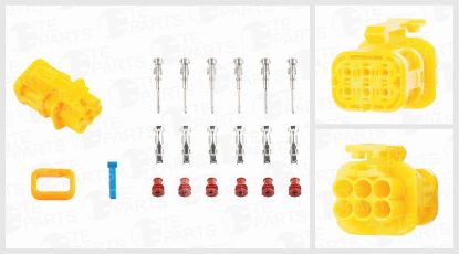 Cable Connector Kit 6 PIN komplekt MAN: 81254320450
