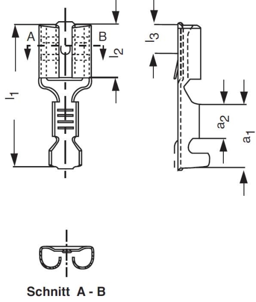 Terminal, electric universal parts lapikpistikupesa 1,5-2,5mm  1500tk