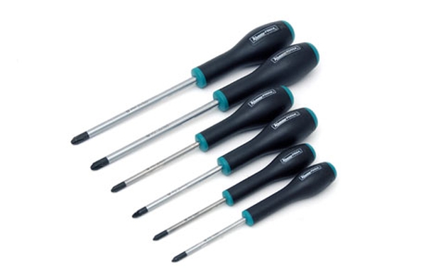 Screwdriver kompl. 6-osa, PH/PZ