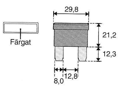 Fuse 30A FK3 80V 1tk