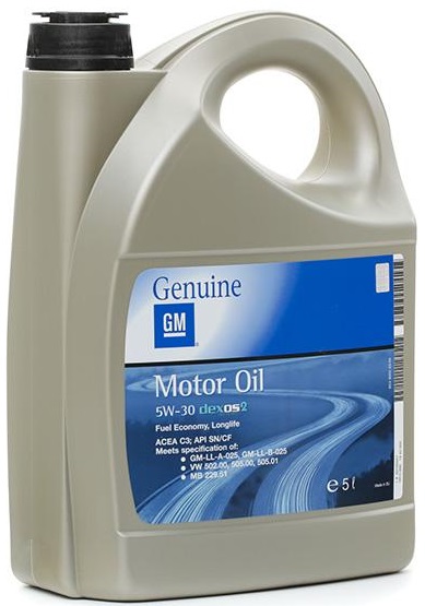 Engine Oil 5W-30, GM LL-A-025, ACEA C3, Dexos 2, 5L
