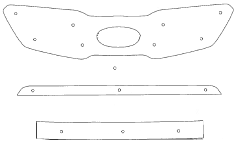 Trim/Protective Strip, radiator grille Kia Sorento 2011-2012