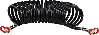 Connector Cable, trailer Suruõhu spiraalvoolik M16x1,5 ISA, 4m, punane