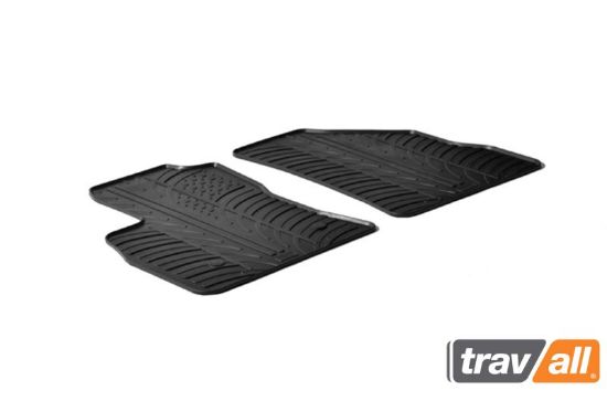 Non-skid Inset Mat FIAT DOBLO (10-) OPEL COMBO (11-) 2PC