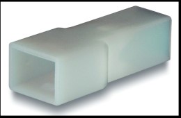 Plug 1 klemm, 6,3mm, välim.