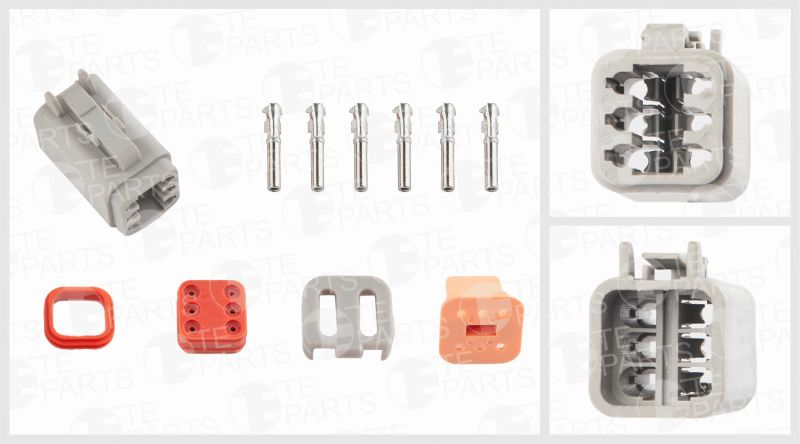 Cable Connector Kit 6 PIN komplekt DEUTSCH: DT06-6S