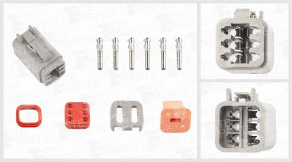 Cable Connector Kit 6 PIN komplekt DEUTSCH: DT06-6S