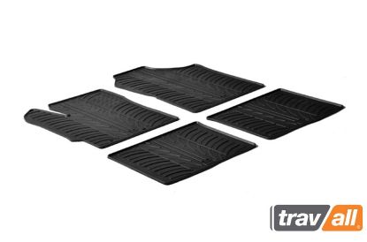 Non-skid Inset Mat TOYOTA YARIS 5 DOOR (10-14) (4PCS+FIX)