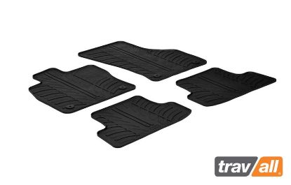 Non-skid Inset Mat AUDI A3 3 DOOR (12-) S3 (13-16) 4PC+FX