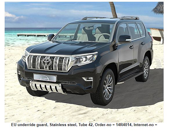 Underrun Protection Toyota LC150 09- (ka 18-)