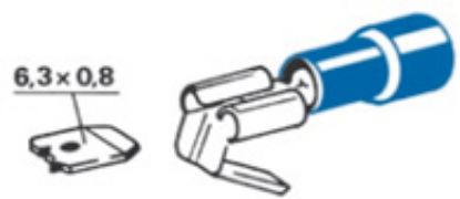 Terminal, electric universal parts 