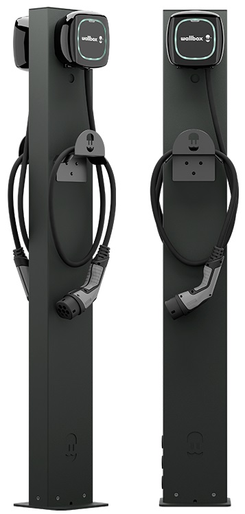 Column, charging station (electric vehicle) Paigalduspost kahele jaamale