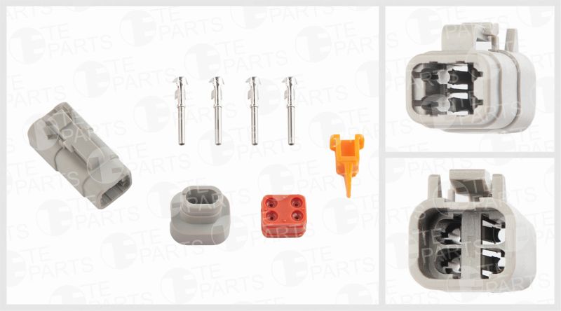 Cable Connector Kit 4 PIN komplekt DEUTSCH: DTM06-4S