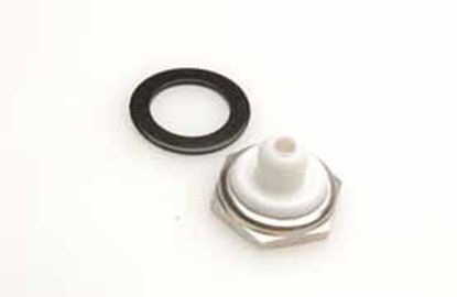 Switch mutter, hõbedane, silikoonkate