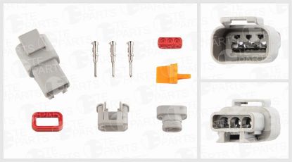 Cable Connector Kit 3 PIN komplekt DEUTSCH: DTM04-3P