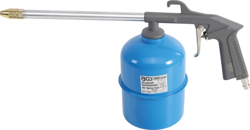 Suction/Blast Gun (compressed air) Õhupuhastus püss, keemiapaagiga, lahustitele 1L