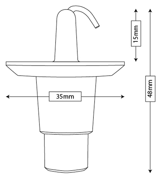Trim/Protective Strip, radiator grille kinnitusklamber 15mm